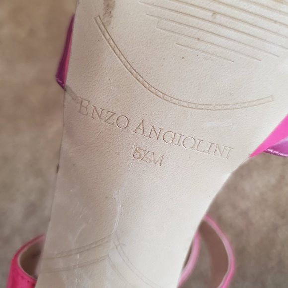 Enzo Angiolini Pink & Purple Stilettos - Picture 2 of 2